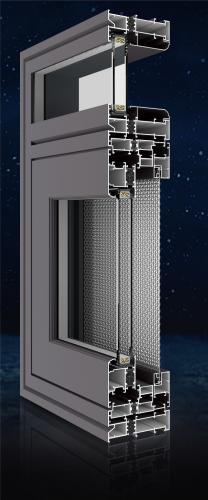 108爆款内外平开窗纱一体系列